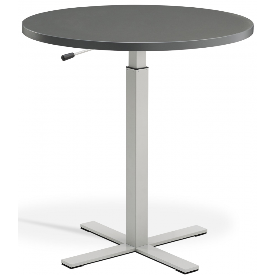 Boost Gas Lift Single Leg Table for Round Tops